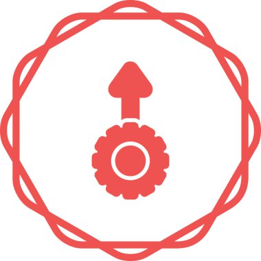 Performans Geliştirme Modern simgesinin vektör çizimi