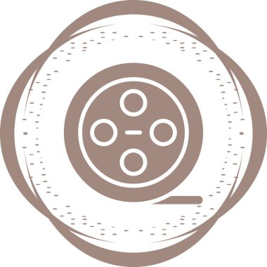 film simgesi, vektör illüstrasyonu 