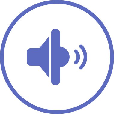 ses simgesi, vektör illüstrasyonu