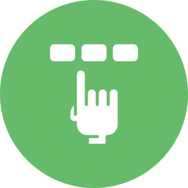 Simge, vektör illüstrasyonu basit tasarımı seç