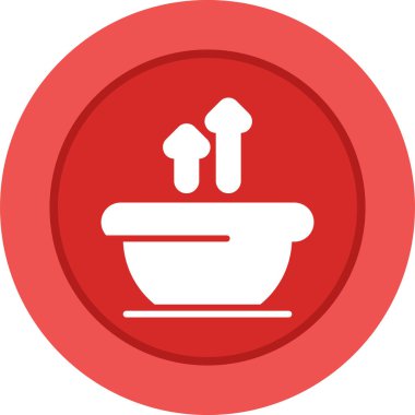 Çorba. Web simgesi basit tasarım