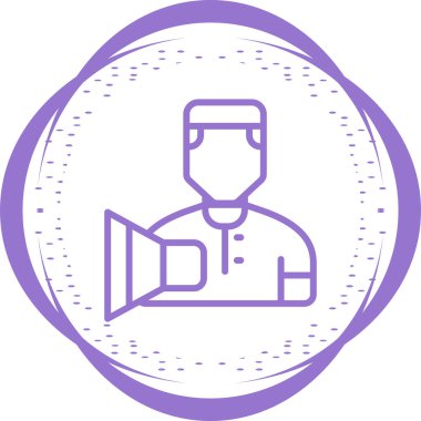 user icon, vector illustration simple design