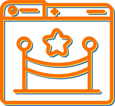 Olay Web simgesi, basit illüstrasyon