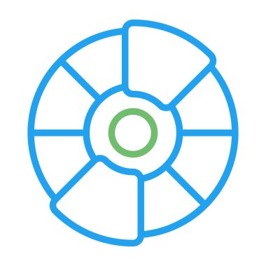 Belge Renk Ağı vektör illüstrasyonu