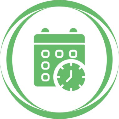 Takvim kilitlendi. Web simgesi basit illüstrasyon