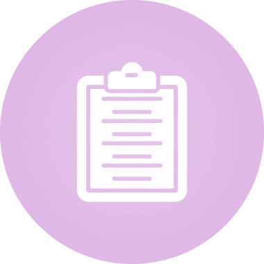 Yazı tahtası. Web simgesi basit illüstrasyon