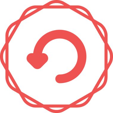 Sembolü çevir. Web simgesi basit tasarım