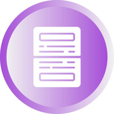 belge web simgesi, vektör illüstrasyonu