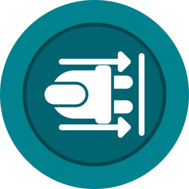 Tıklama simgesi basit illüstrasyon   