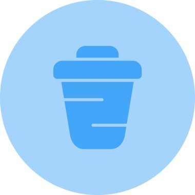 Geri dönüşüm kutusu simgesinin vektör çizimi 