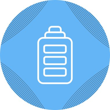 pil ağ simgesi, basit vektör illüstrasyonu