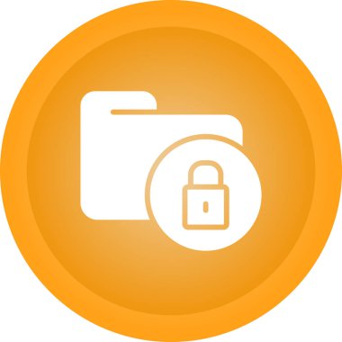 Secure Folder icon, vector illustration