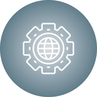 İnternet web simgesi, vektör tasarımı 