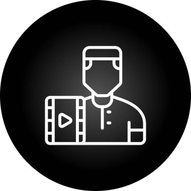 user icon, vector illustration simple design