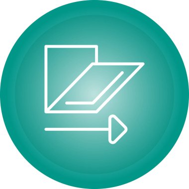 Makas kesme aracı simgesi, vektör illüstrasyonu