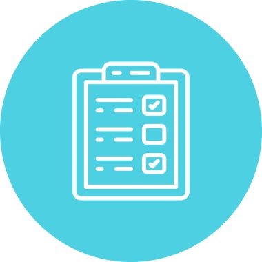  Checklist web icon simple illustration