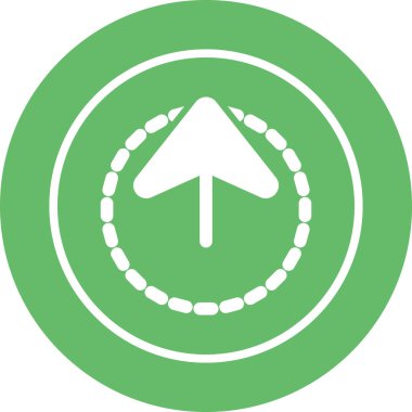 ok simgesi, vektör illüstrasyonu 