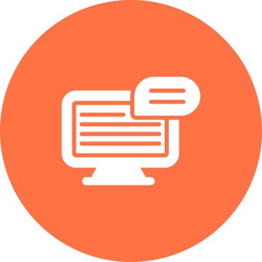 Bilgisayar web simge vektör çizim