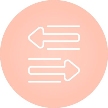 ok simgesi, vektör illüstrasyonu 