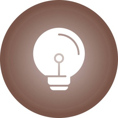 ampul simgesi, vektör illüstrasyonu 