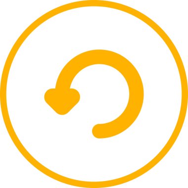 Sembolü çevir. Web simgesi basit tasarım