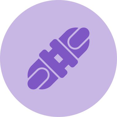 Fiş. Web basit simgesi illüstrasyonu