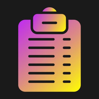 gradyan vektör illüstrasyon simgesi