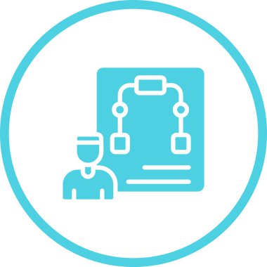 Kullanıcı Öyküsü avatar vektör illüstrasyonuName 