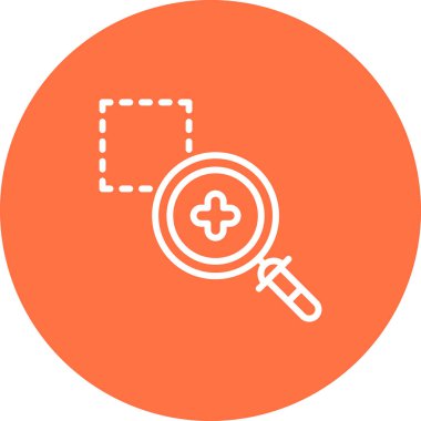 Köşedeki simgenin vektör illüstrasyonu