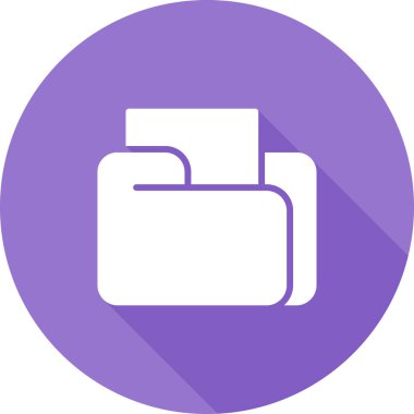 dosya dizini simgesi, vektör illüstrasyonu basit tasarım