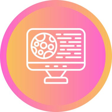 Ayrı arkaplanda büyüteç ya da araştırma simgesi, düz vektör grafiği