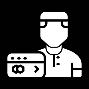 user icon, vector illustration simple design