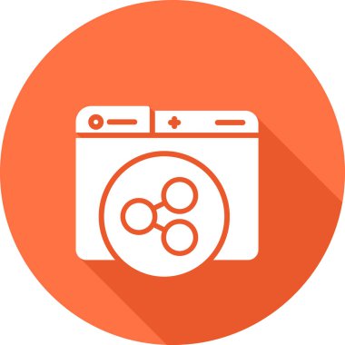 Web simgesini basit bir illüstrasyonla paylaş