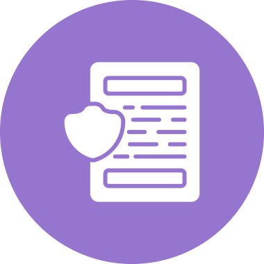 belge web simgesi, vektör illüstrasyonu