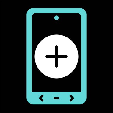 Artı İşaretle, Simge Vektörü İllüstrasyon Logo Şablonu Beyaz Arkaplanda İzole Ekle.