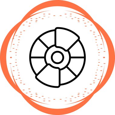 Belge Renk Ağı vektör illüstrasyonu