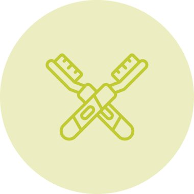 Elektrikli diş fırçası web simgesi, vektör illüstrasyonu