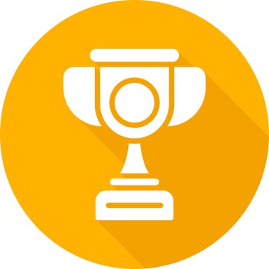 kupa ikonu vektör illüstrasyonu 