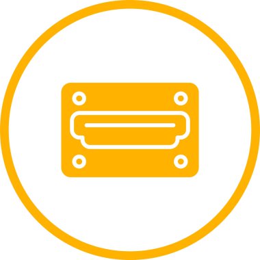 hdmi simgesi, web tasarımı için resimleme