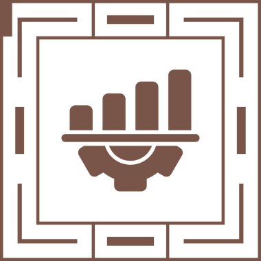 Performans İyimseme simgesinin vektör çizimi