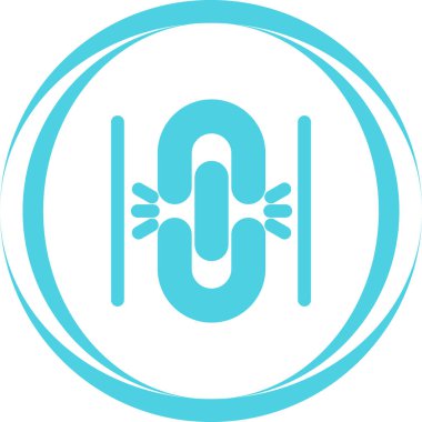 Bağlantıyı koparma simgesinin vektör illüstrasyonu