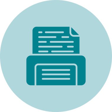 belge web simgesi vektör illüstrasyonu