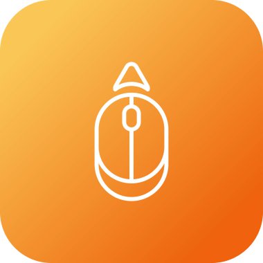 Web tasarımı için bilgisayar fare simgesi. Kaydır