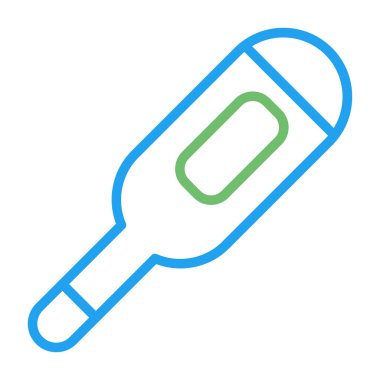 termometre simgesi, vektör illüstrasyonu basit tasarım 