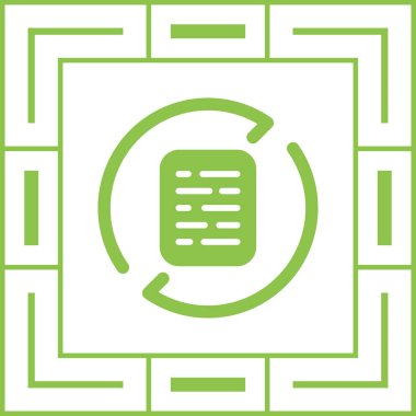 belge web simgesi, vektör illüstrasyonu