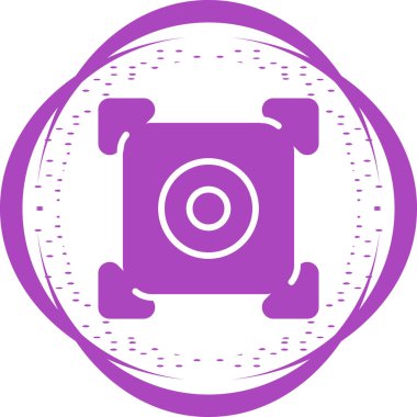 Büyütme Ağ simgesinin vektör illüstrasyonu