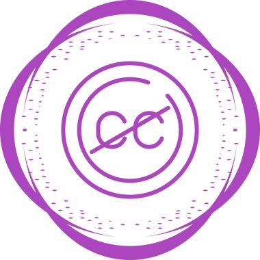 Uygulamalar ve web siteleri için kapatılan altyazı veya altyazı düz vektör simgesi