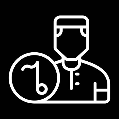 user icon, vector illustration simple design