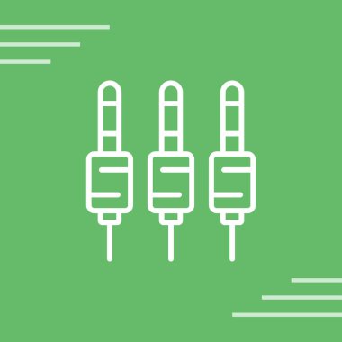 Video Kablo simgesi, basit biçim