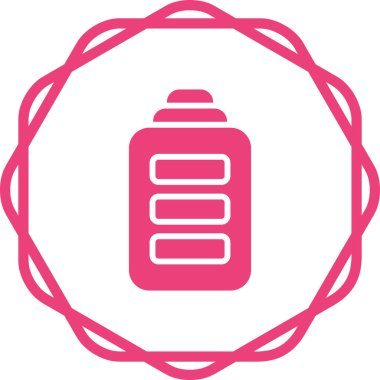 pil ağ simgesi, basit vektör illüstrasyonu